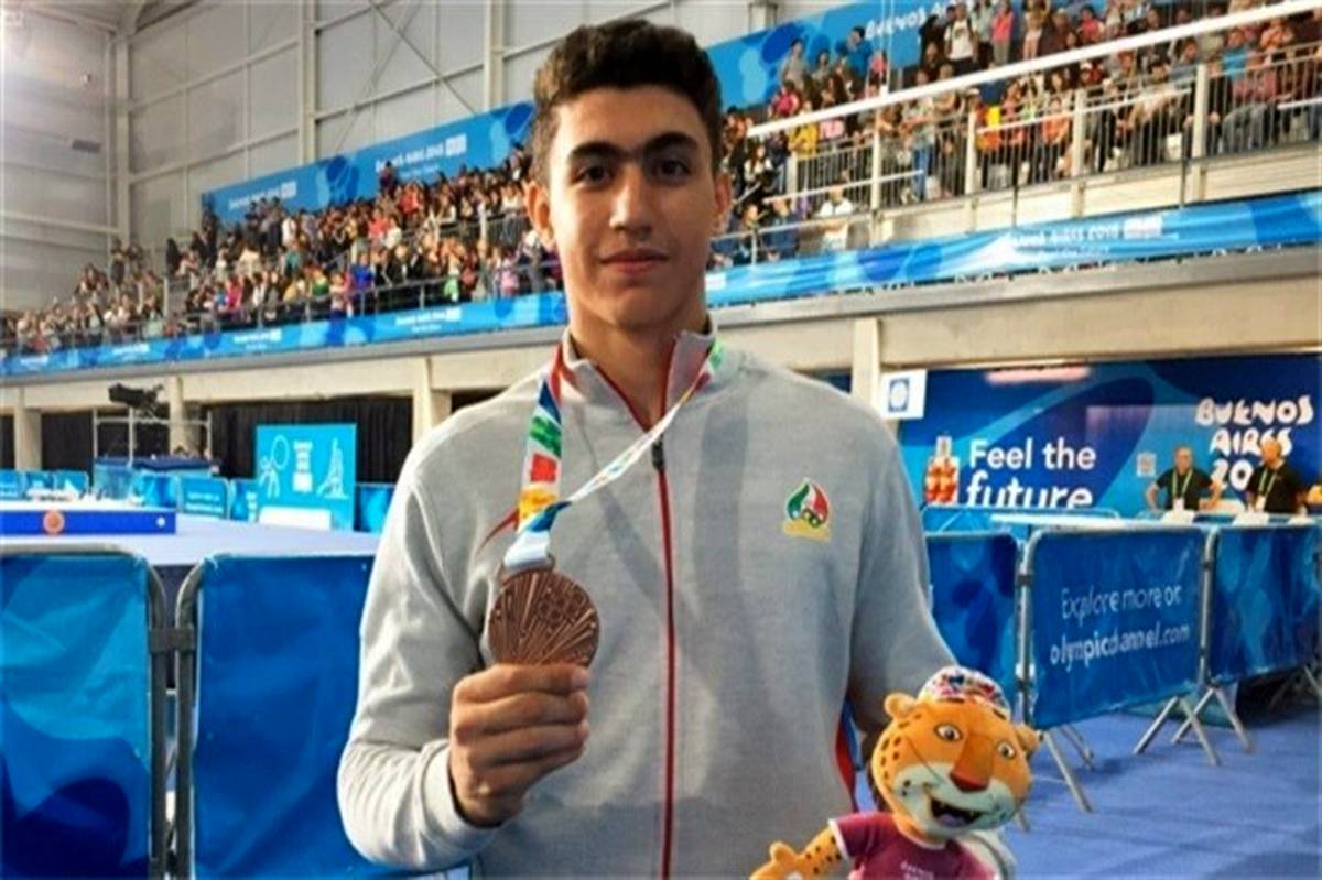 کسب نخستین مدال تاریخ ژیمناستیک کشور در مسابقات المپیک جوانان جهان توسط دانش آموز شهرستان های تهران