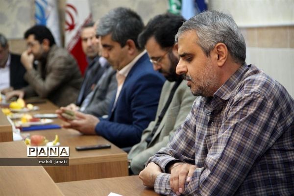 آیین معارفه رضایی سرپرست حراست اداره کل آموزش و پرورش استان قم