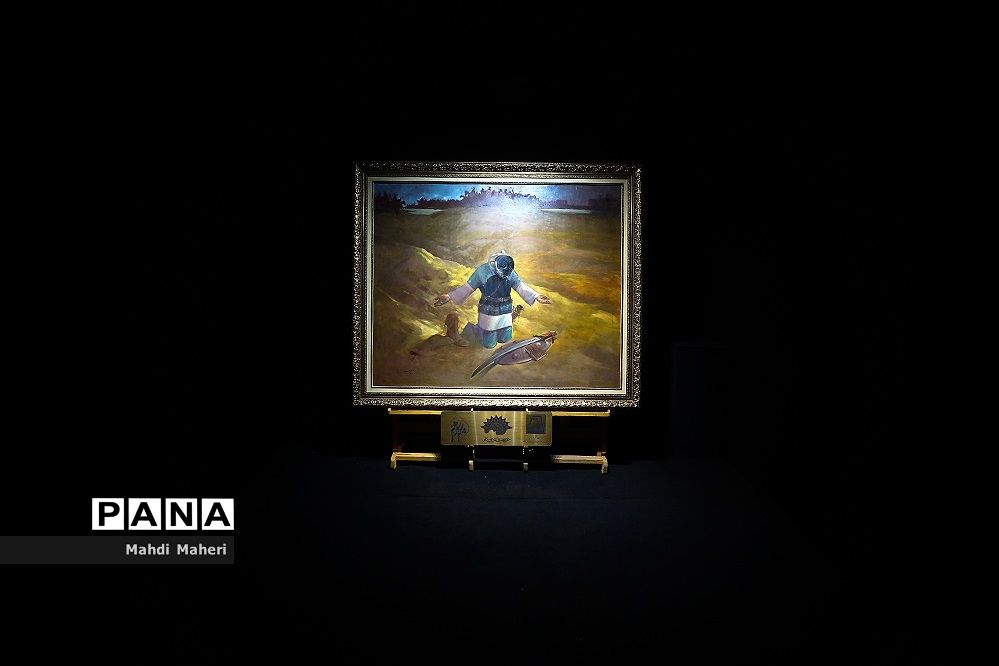 افتتاحیه نگاه خانه بازنمایی اثر نقاشی  عنوان «توبه حر»