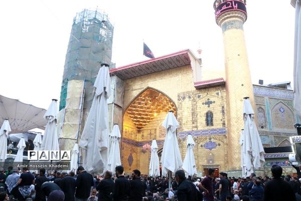 حرم حضرت علی (ع) در نجف اشرف میزبان زائران اربعین حسینی