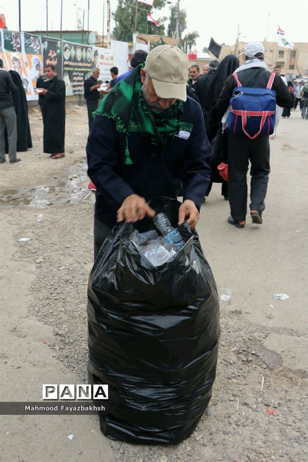 خدمت‌رسانی موکب حضرت علی اصغر (ع) مازندران به زائران اربعین