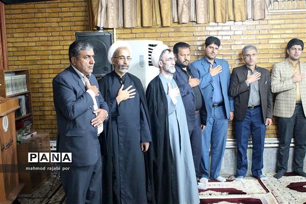 مراسم زیارت عاشورا هیئت محبین علی اکبر پیشتازان سازمان دانش‌آموزی استان کرمان