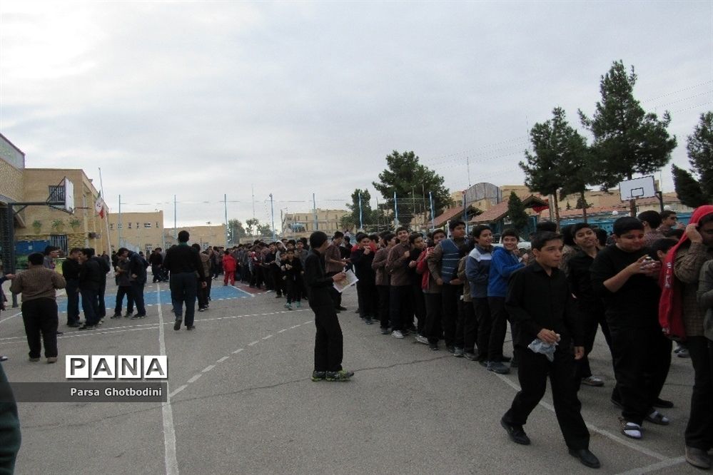 اربعین حسینی در دبیرستان پسرانه نمونه شهید مرشد
