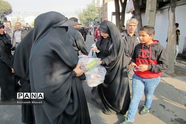 شورحسینی در راهپیمایی  جاماندگان اربعین حسینی