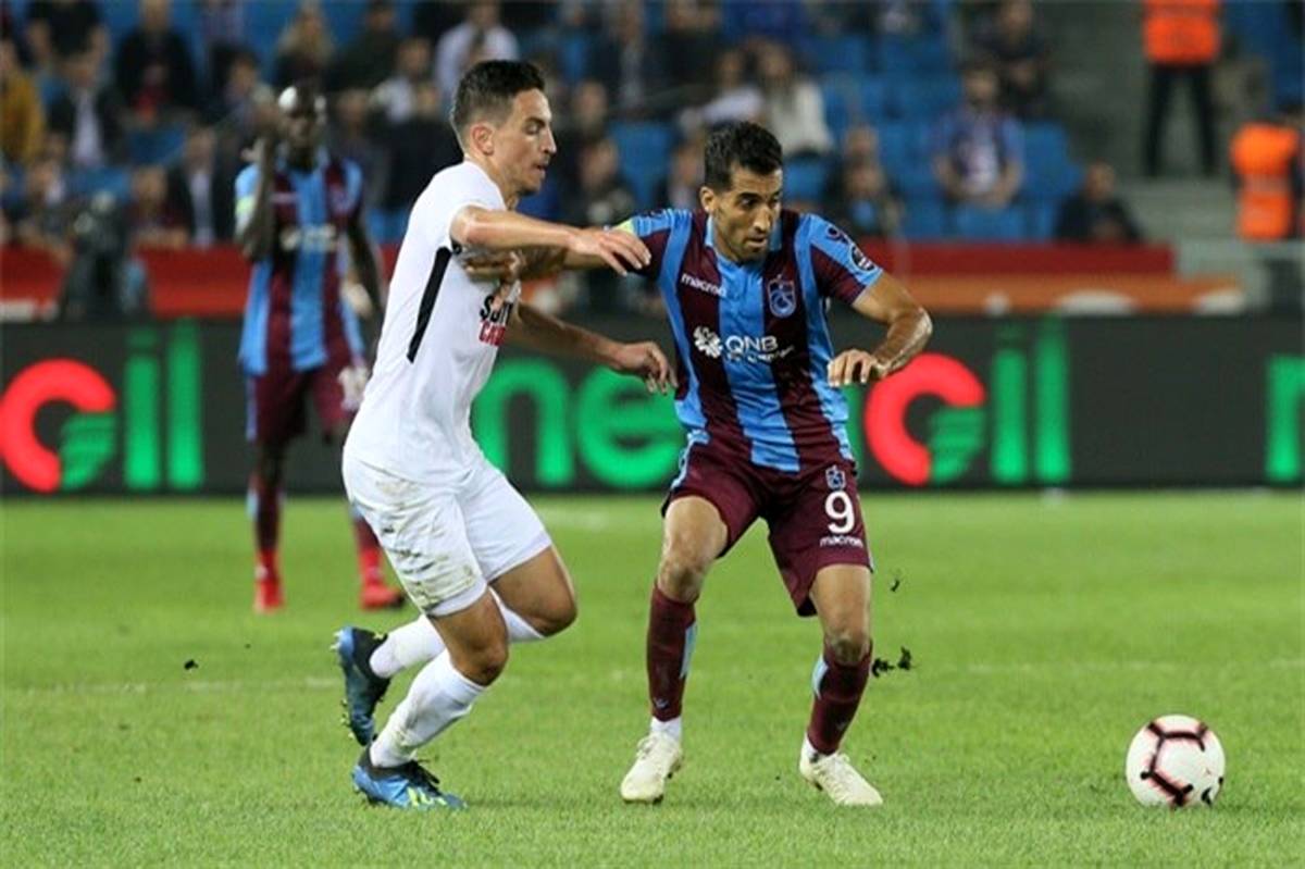 سوپر لیگ ترکیه؛ ترابوزان با ایرانی‌ها به تیم ته جدولی امتیاز داد