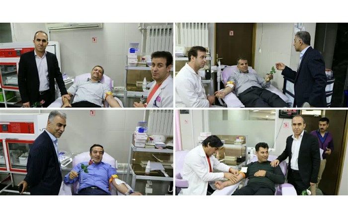 اهداء خون توسط کارکنان اداره کل آموزش و پرورش آذربایجان غربی