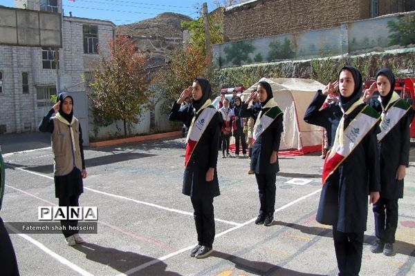 برگزاری رزمایش پدافند غیر عامل در شهرستان فیروزکوه