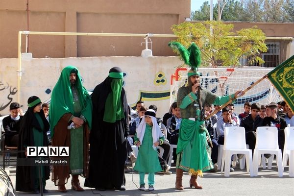 مراسم عزاداری و تعزیه خوانی در هنرستان البرز خراسان جنوبی