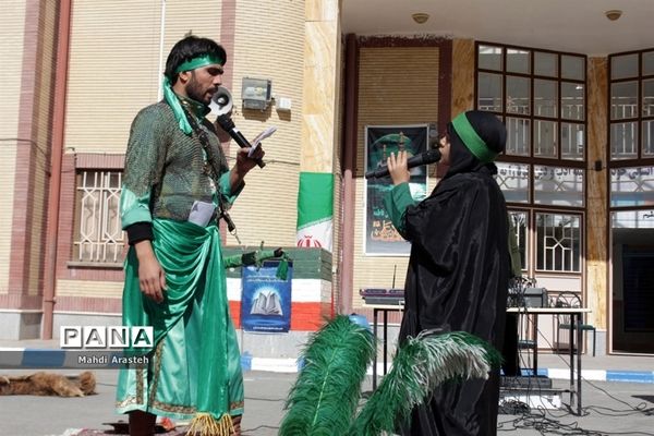 مراسم عزاداری و تعزیه خوانی در هنرستان البرز خراسان جنوبی