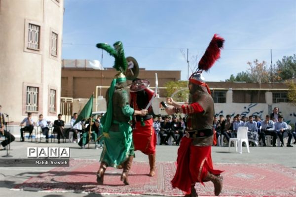 مراسم عزاداری و تعزیه خوانی در هنرستان البرز خراسان جنوبی