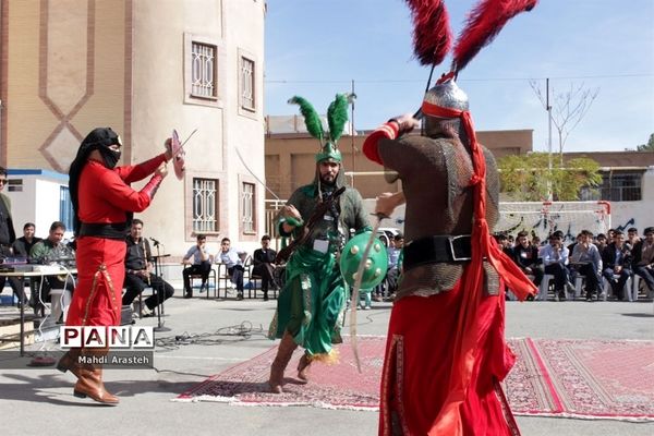 مراسم عزاداری و تعزیه خوانی در هنرستان البرز خراسان جنوبی