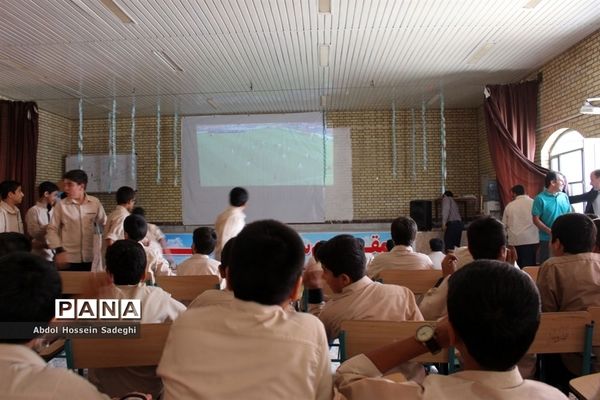 پخش بازی فوتبال در مدارس و ادارات آموزش و پرورش استان بوشهر