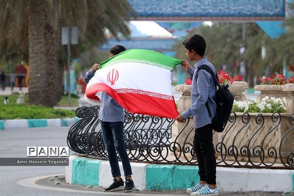 راهپیمایی بزرگ 13 آبان  در جزیره کیش
