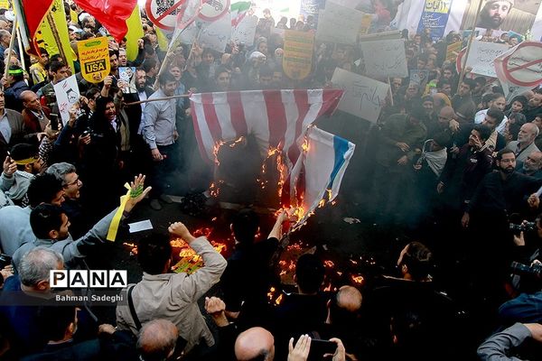 مراسم راهپیمایی ۱۳ آبان در تهران - 2
