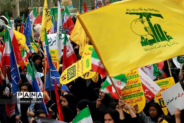 مراسم راهپیمایی ۱۳ آبان در تهران - 2
