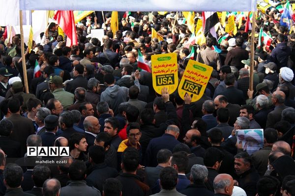 راهپیمایی 13 آبان در تبریز