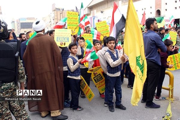 مراسم راهپیمایی ۱۳ آبان در اهواز