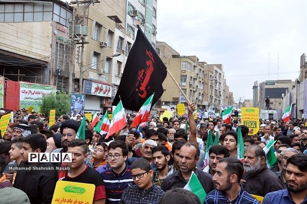 مراسم راهپیمایی ۱۳ آبان در اهواز