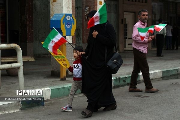 مراسم راهپیمایی ۱۳ آبان در اهواز