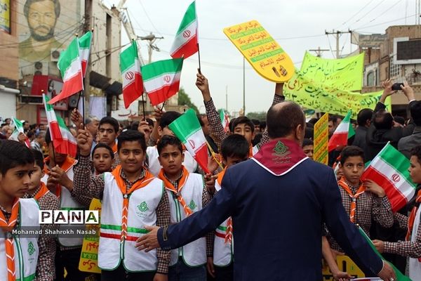 مراسم راهپیمایی ۱۳ آبان در اهواز