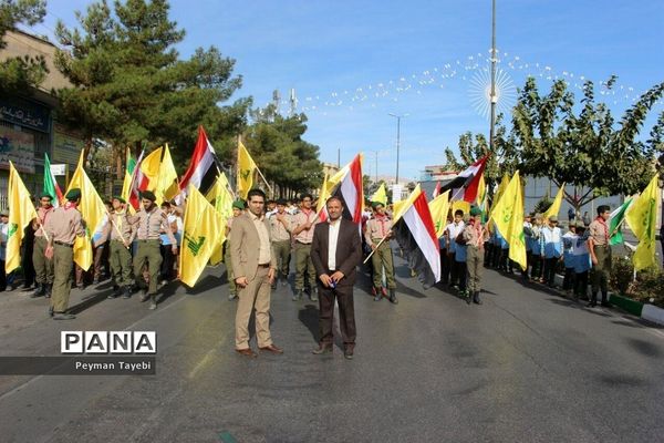 راهپیمایی یوم‌الله 13 آبان در سمنان