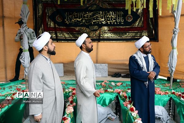 تشییع پیکر مطهر شهدای گمنام در ستاد ناجا