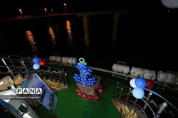 افتتاح کشتی امپراطور در جزیره کیش
