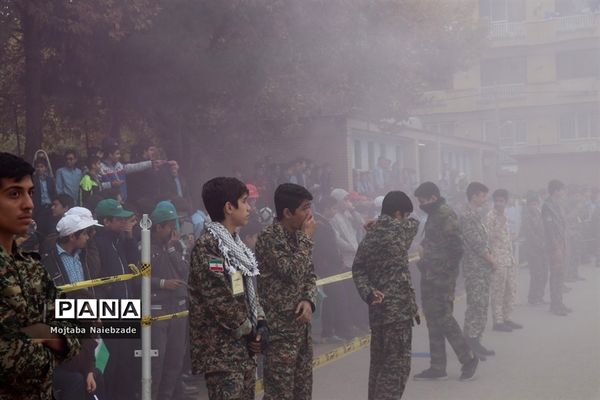 رزمایش و مانور میدانی پدافند غیرعامل
