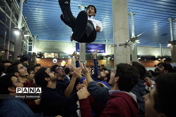 استقبال از تیم دانش‌آموزی منتخب در دوازدهمین المپیاد جهانی نجوم