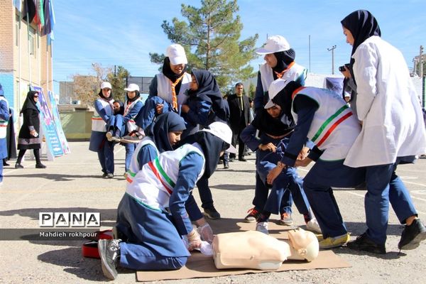مانور پدافند غیر عامل در شهرستان بیرجند