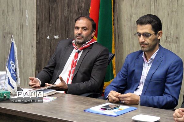 بازدید دانشجویان دانشگاه فرهنگیان از سازمان دانش‌آموزی استان سمنان