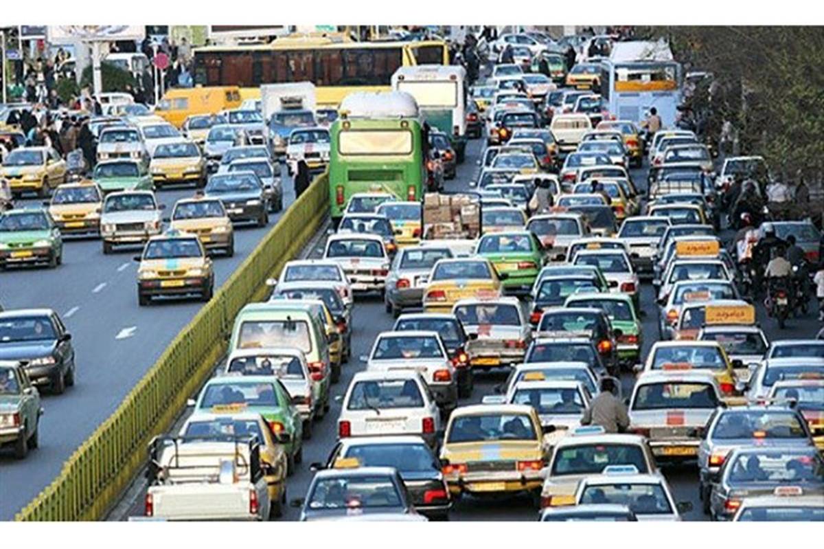 آخرین وضعیت ترافیک  شهر تهران