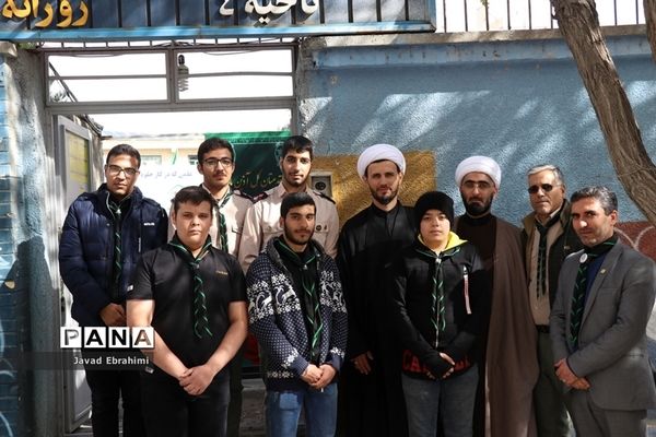 بازدید رئیس سازمان دانش آموزی خراسان رضوی از مدارس طرح گام های عاشقی