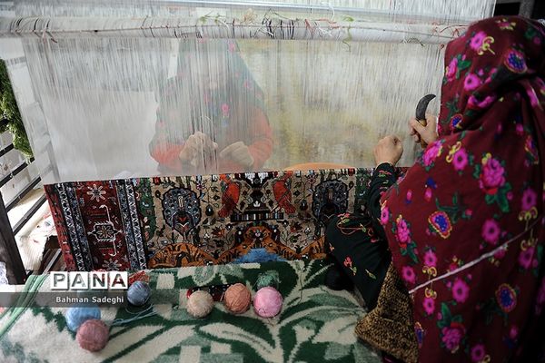 فرش دورو ابریشم ترکمن
