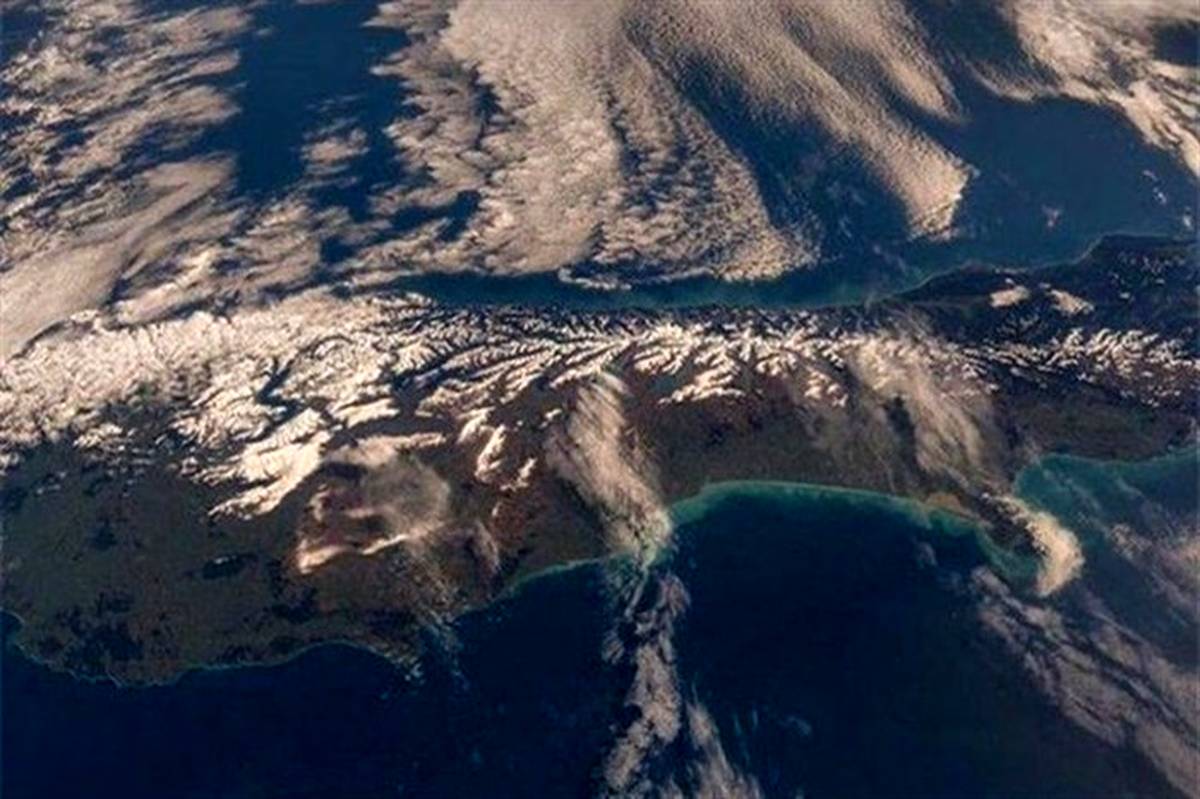 نیوزیلند از منظر فضا + تصاویر