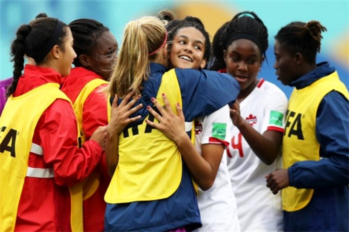 جام جهانی دختران نوجوان؛ کانادا اولین تیم یک چهارم شد