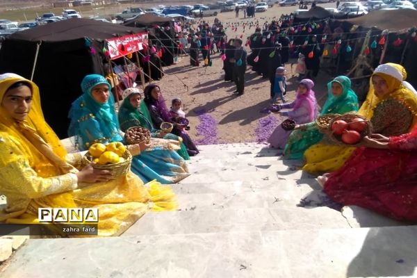 برگزاری جشنواره زعفران در شهر مشکان نی ریز