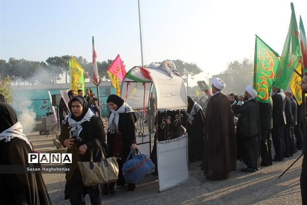 اعزام دختران دانش‌آموز شهرستان اسلامشهر به سرزمین‌های ایثار و شهادت