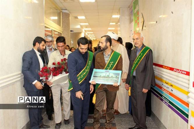 دیدار خادمان مسجد مقدس جمکران قم از بیماران بیمارستان شهدای خلیج فارس بوشهر