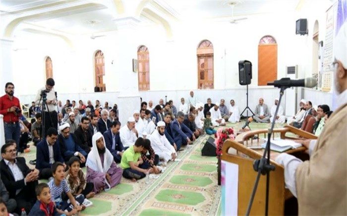 جشن وحدت و محفل انس با قرآن در مسجد نور کنگان برگزار شد