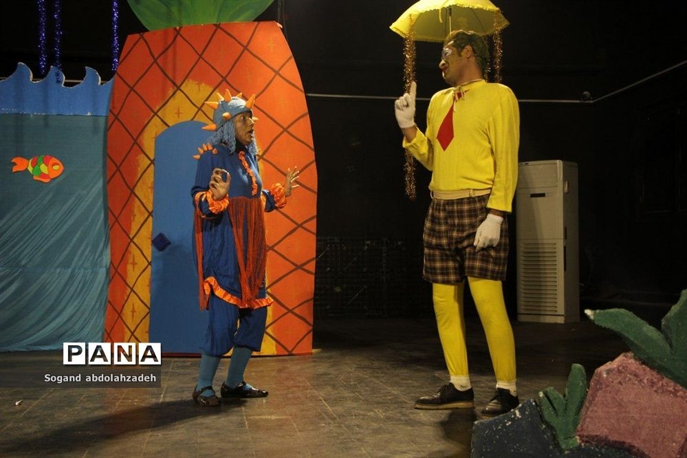 اجرای تئاتر موزیکال «رؤیای باب‌اسفنجی» در ساری