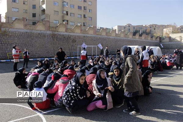 بیستمین مانور سراسری زلزله و ایمنی در کردستان