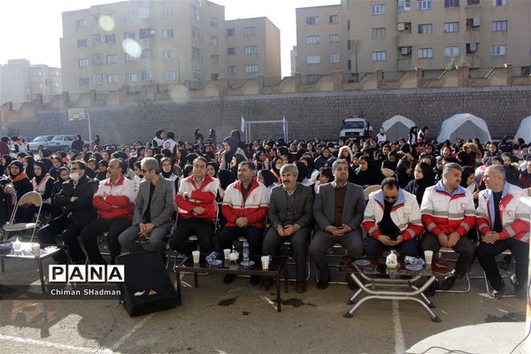 بیستمین مانور سراسری زلزله و ایمنی در کردستان
