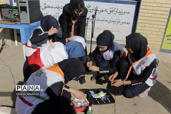 بیستمین مانور سراسری زلزله و ایمنی در کردستان