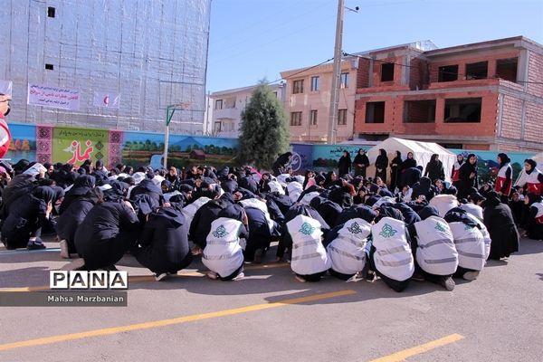 مانور سراسری ایمنی و زلزله در شهرستان ساری