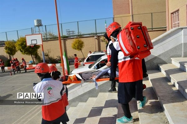 مانور سراسری زلزله و ایمنی مدارس در شهریار