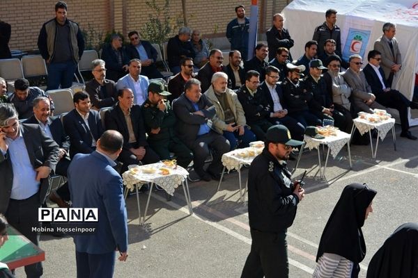 مانور سراسری زلزله و ایمنی مدارس در شهریار