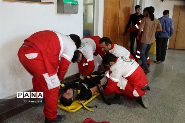 مانور زلزله شهرداری شهرستان قائمشهر