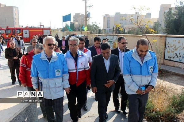 مانور سراسری زلزله و ایمنی مدارس در سمنان