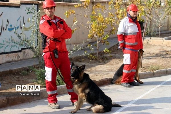 مانور سراسری زلزله و ایمنی مدارس در سمنان